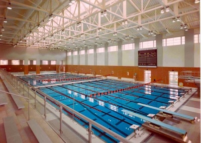 Olympic competition pool at the University of Virginia.